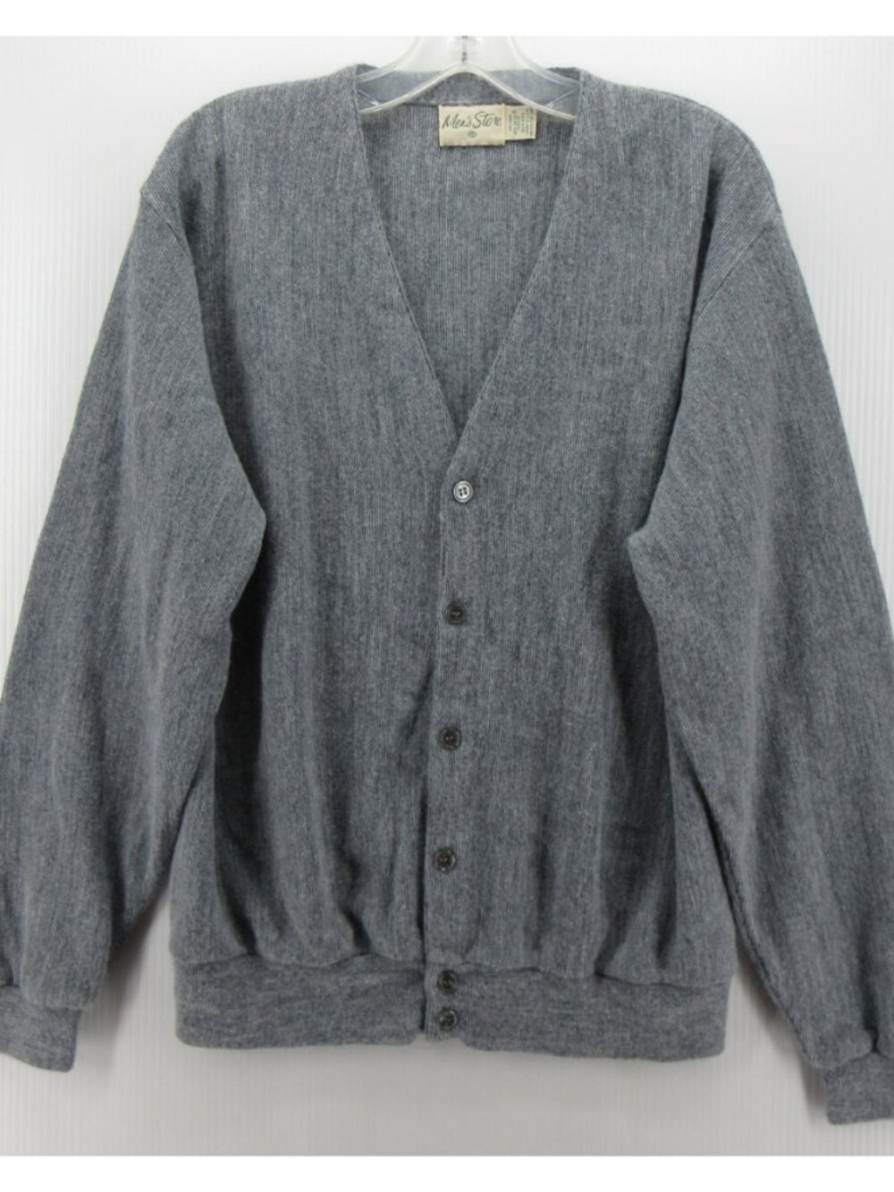 VINTAGE Sears Sweater XL Orlon Cardigan Button Down 70s USA Classic
